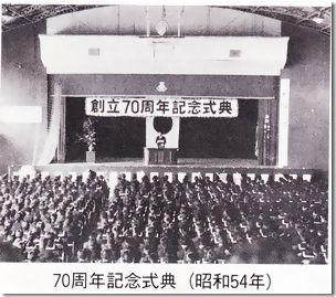 創立７０周年記念式典
